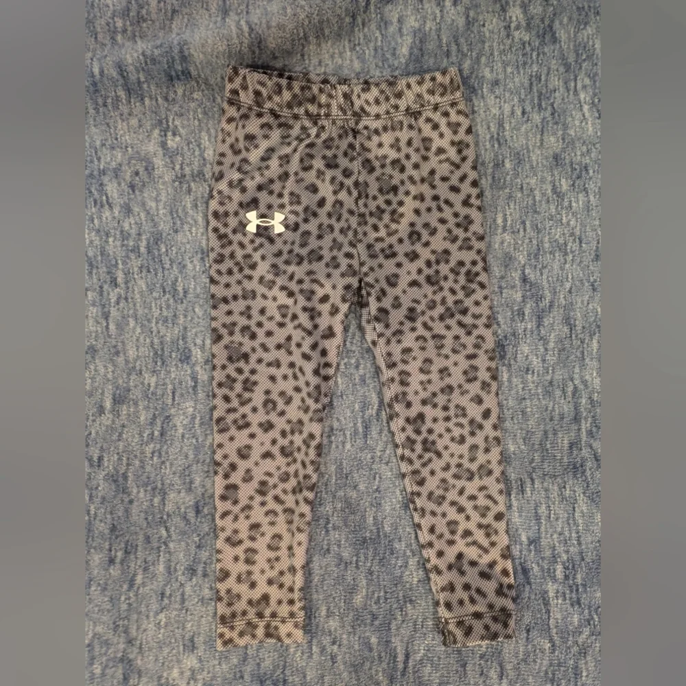 Under Armour 2T Kids' Gray Patterned Leggings